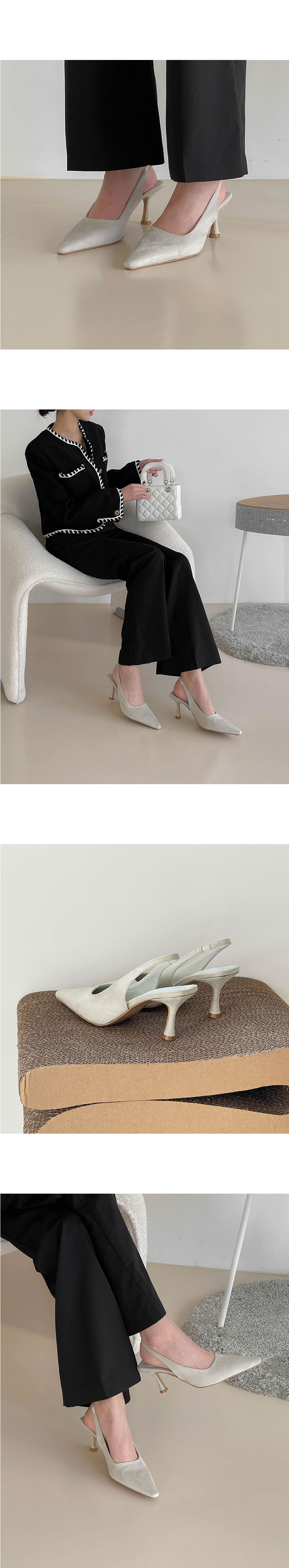 나세르비비드스웨이드슬링백힐(속굽포함 8cm) 상세 이미지 13