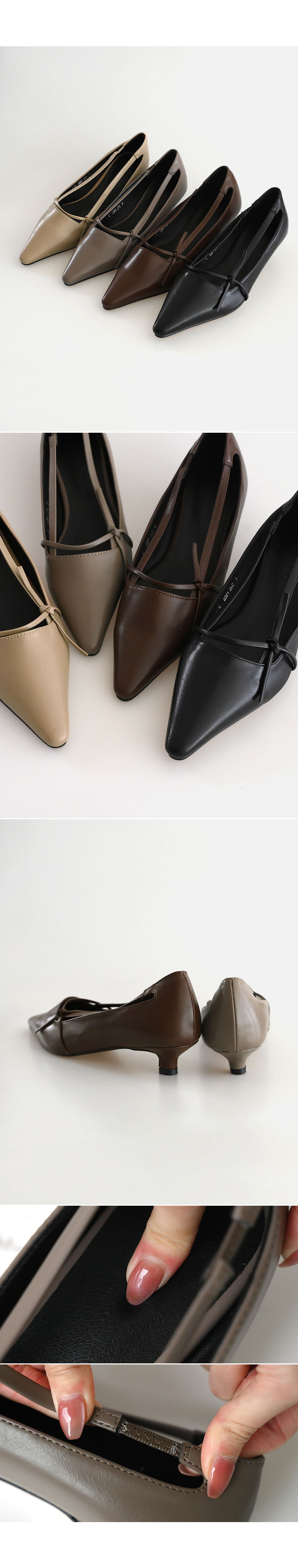 엘로라사이드리본스틸레토미들힐(3cm) 상세 이미지 11